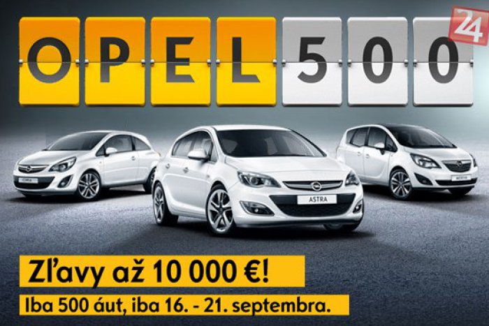 Ilustračný obrázok k článku Opel a Chevrolet prinášajú super akciu: Zľavy až do výšky 10000 eur!