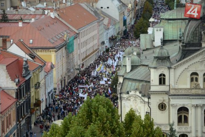 Ilustračný obrázok k článku Košice zaplavené obrovským davom ľudí: Pozrite si Pochod za život v obrazoch...