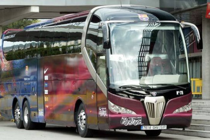Ilustračný obrázok k článku Najluxusnejší európsky autobus: V Nitre bude autobus, ktorý vozil futbalistov FC Barcelona!