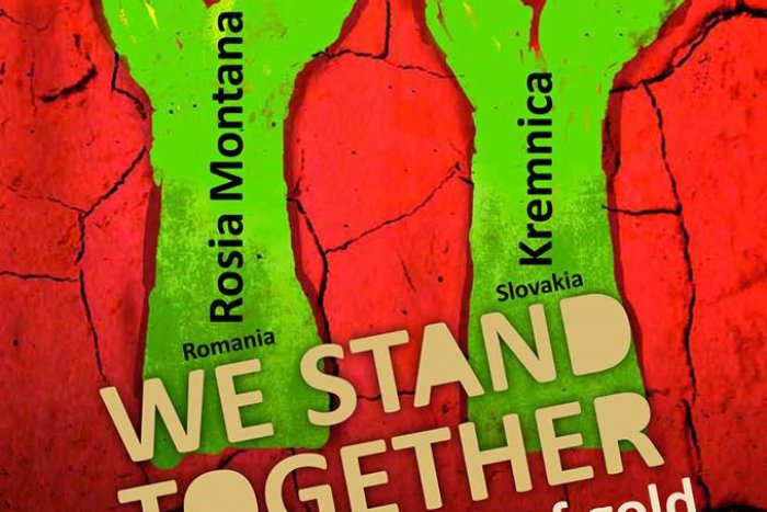 Ilustračný obrázok k článku Tento plagát obletel svet: Odporcovia ťažby v Kremnici podporili búriacich sa Rumunov