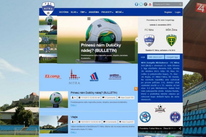 Ilustračný obrázok k článku FC Nitra s moderným webom: Konečne sme sa dočkali aktuálnych tabuliek a súpisiek!