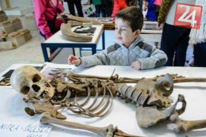 Ilustračný obrázok k článku Deň otvorených dverí na Archeologickom ústave SAV v Nitre: Stovky ľudí si pozreli výsledky práce archeológov