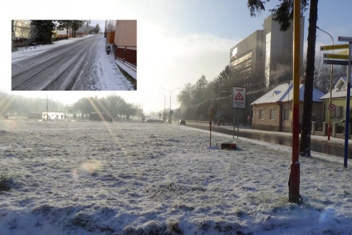 Ilustračný obrázok k článku Už je to tu! Humenné pokryl prvý sneh, pozrite si zimné obrázky z mesta