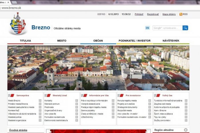 Ilustračný obrázok k článku Mesto má novú webovú stránku: Stála vyše 1 700 eur