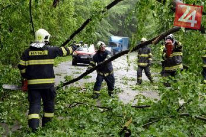 Ilustračný obrázok k článku Prietrž mračien v okrese Zvolen: Počas silnej búrky padali stromy!