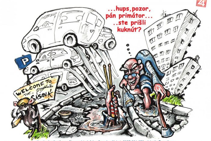 Ilustračný obrázok k článku Karikatúra dňa: Welcome to Sásová!