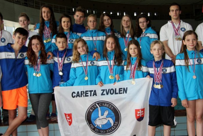 Ilustračný obrázok k článku Plavci z Carety Zvolen excelovali na slovenskom šampionáte: Spolu získali až 77 medailí!
