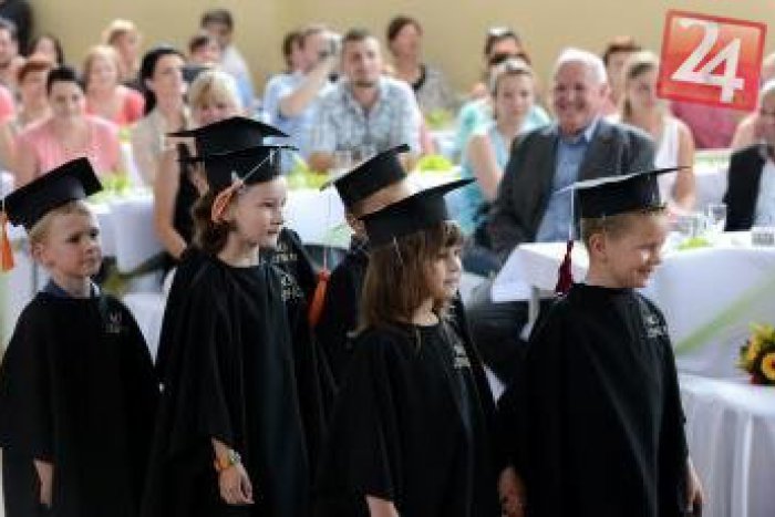 Ilustračný obrázok k článku Ako na promóciách: Deti neďaleko Nitry sa so škôlkou lúčili v talároch