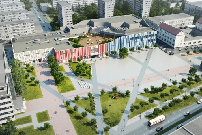 Ilustračný obrázok k článku Takto má vyzerať nové námestie s obchodným centrom v Lučenci: Pozrite si vizualizácie