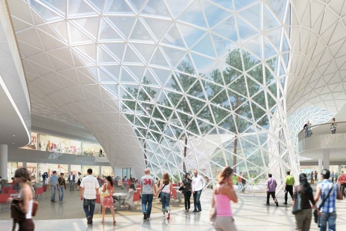 Ilustračný obrázok k článku Pozrite sa, ako bude vyzerať nové nákupné centrum Bory Mall. Otvoria ho už v novembri
