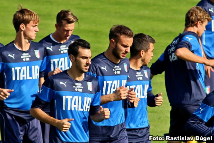 Ilustračný obrázok k článku OBRAZOM: Talianska futbalová reprezentácia trénovala v Nitre