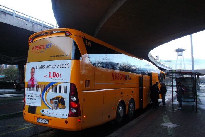 Ilustračný obrázok k článku Regiojet začína prepravovať cestujúcich na trase Bratislava - Viedeň za uvádzacie ceny