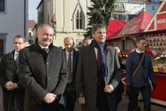 Ilustračný obrázok k článku Prezident Andrej Kiska na prvej návšteve Magistrátu: Bratislava by mala byť mestom s víziou. Na svoj rozvoj potrebuje viac financií
