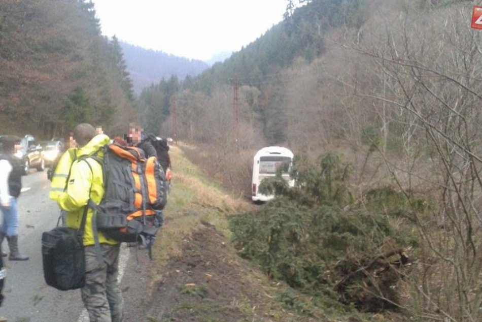 Ilustračný obrázok k článku Pri Bystrici havaroval autobus: Po zrážke sa stal neovládateľný, v priekope nabúral do stromu!