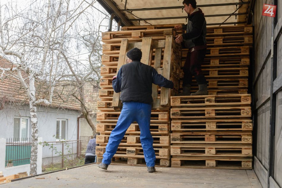 Ilustračný obrázok k článku Colníci s darom pre útulok v Šuranoch: Vyše 30 ľudí sa ohreje vďaka dreveným paletám