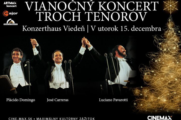 Ilustračný obrázok k článku Pavarotti, Carreras a Domingo vás naladia na Vianoce