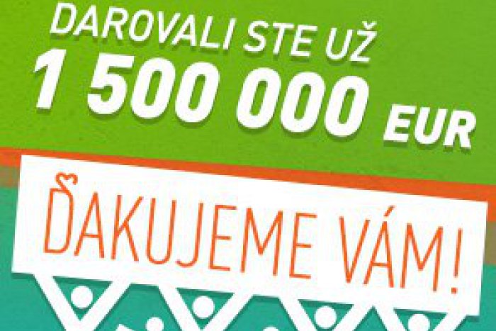 Ilustračný obrázok k článku Cez darcovský portál ĽudiaĽuďom.sk v roku 2015 poslali darcovia viac ako 1 570 000 eur