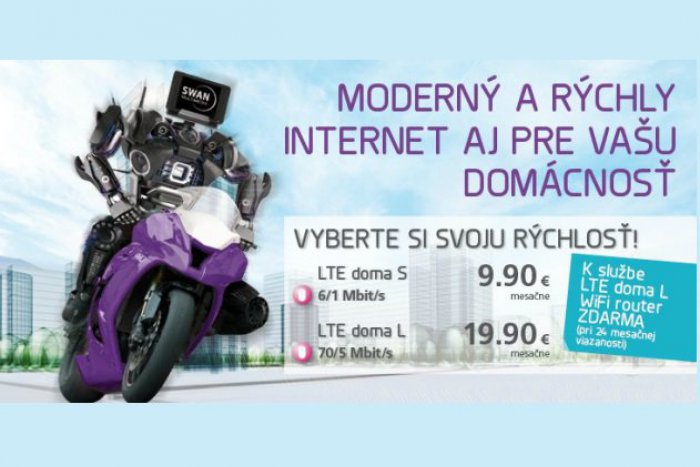 Ilustračný obrázok k článku LTE internet pre domácnosti už aj v Dubnici nad Váhom, Komárne, Malackách, Nových Zámkoch a Púchove