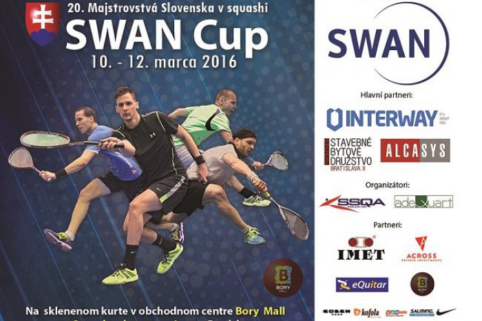 Ilustračný obrázok k článku SWAN Cup bude hostiť najlepších squashistov Slovenska