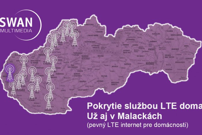 Ilustračný obrázok k článku SWAN prichádza s LTE internetom pre domácnosti aj na Záhorie