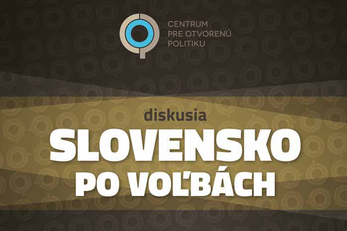 Ilustračný obrázok k článku Pridajte sa k diskusii v Košiciach: Slovensko po voľbách