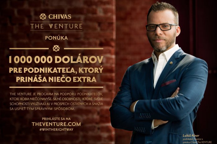 Ilustračný obrázok k článku Začína súťaž o milión dolárov „Chivas The VENTURE“, prvýkrát sa do nej môžu prihlásiť aj podnikatelia zo Slovenska