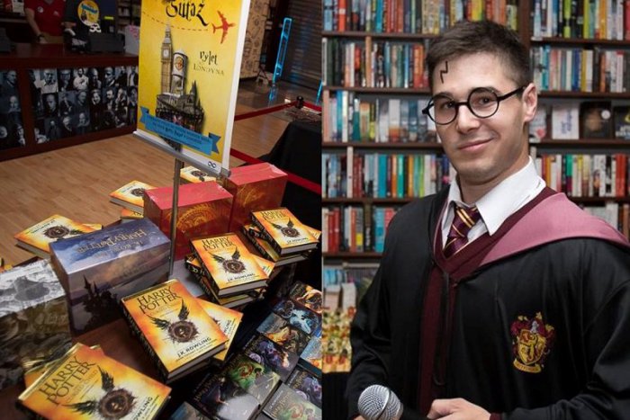 Ilustračný obrázok k článku OBRAZOM: Harry Potter je späť. Na "Prekliate dieťa" stáli hodiny zástupy ľudí