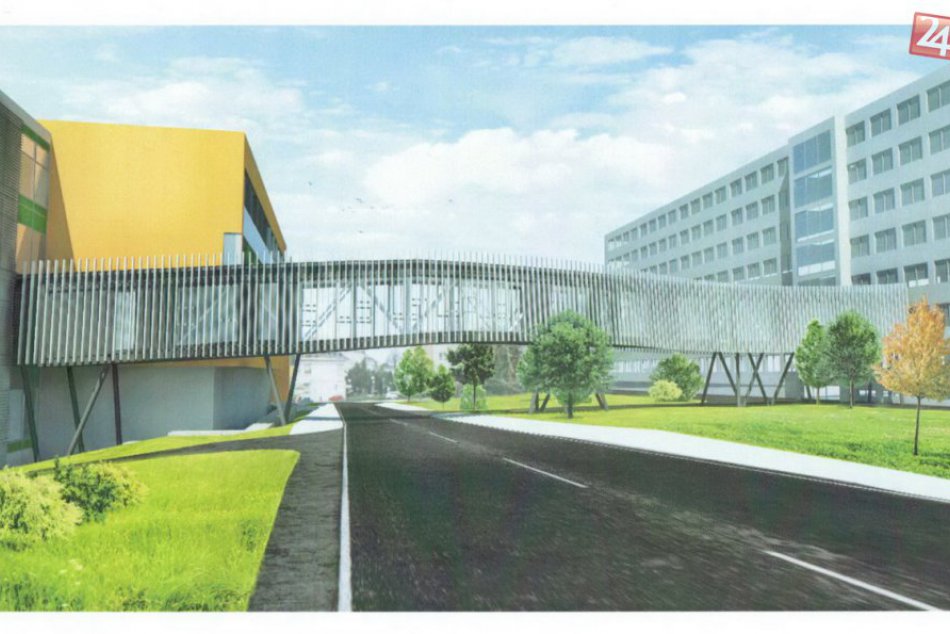 Ilustračný obrázok k článku Nadzemný tunel v nitrianskej nemocnici spojí pavilóny: Výstavba začne o pár dní
