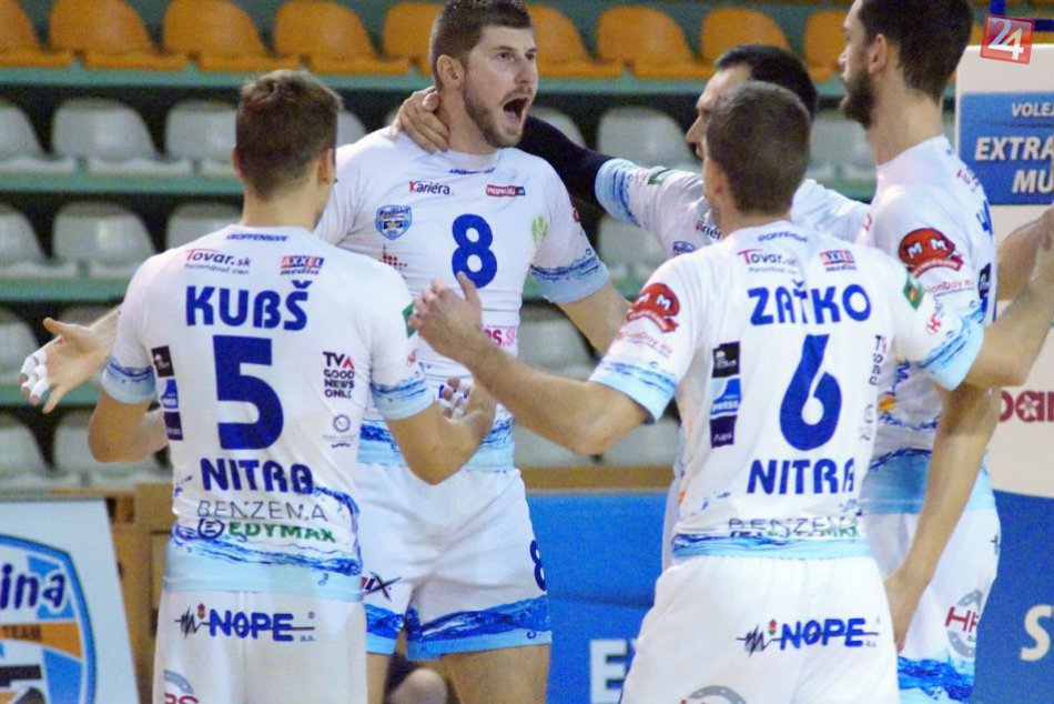 Ilustračný obrázok k článku Pod Zoborom ide do tuhého: Volejbalistov Nitry čaká Play off i boj v Mevza Cupe