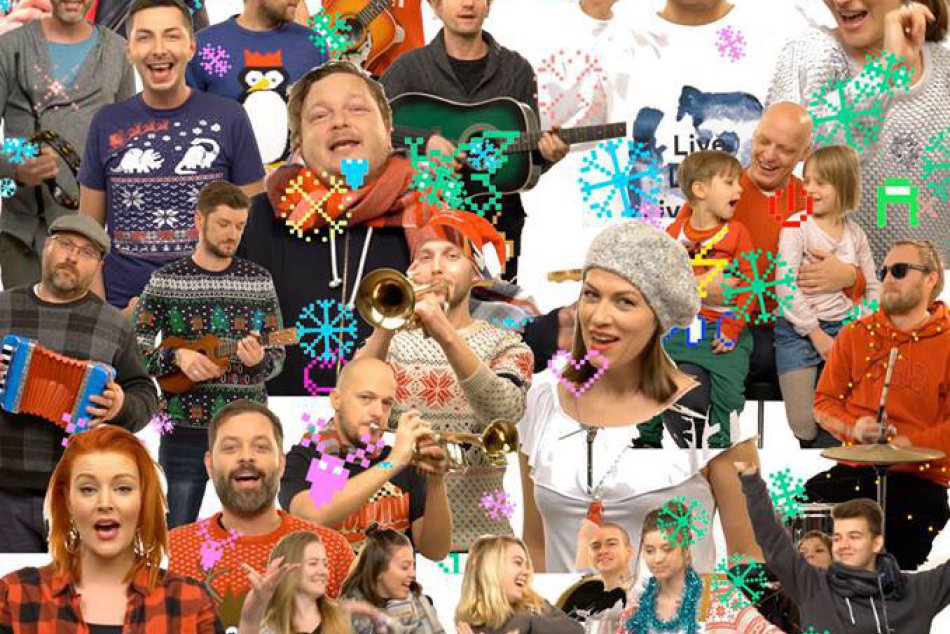 Ilustračný obrázok k článku Trnavská kapela Hudba z Marsu má novinku: Vianočný klip nabitý známymi menami