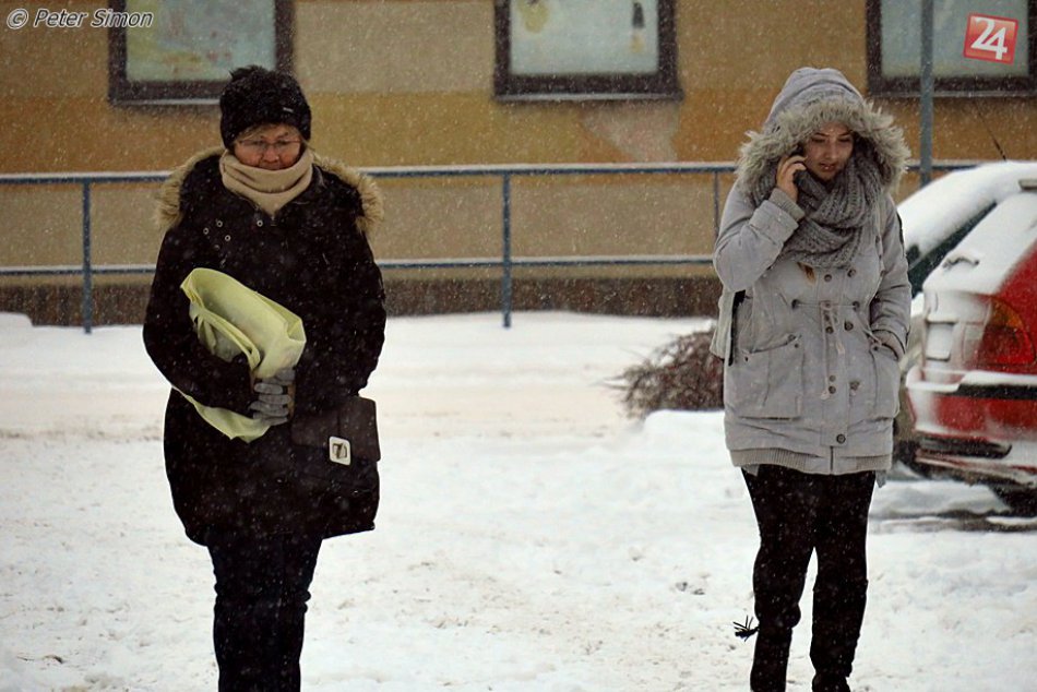 Ilustračný obrázok k článku A je to tu: Okres Prešov varujú pred snežením, spadnúť môže až 20 cm!