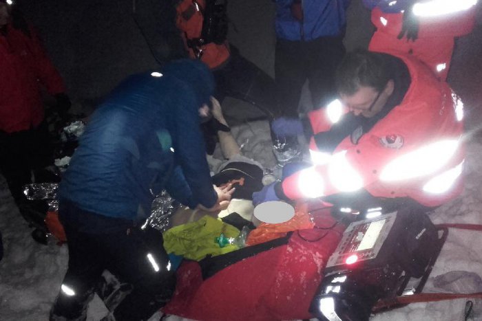 Ilustračný obrázok k článku Tragické nešťastie pod Borišovom: 25 – ročného turistu resuscitovali takmer hodinu, FOTO