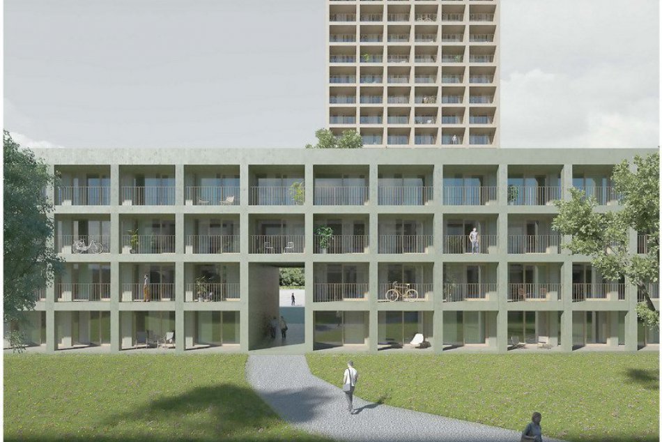 Ilustračný obrázok k článku VIZUALIZÁCIA víťazného návrhu: Investor chce v Nitre postaviť 500 bytov
