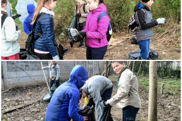 Ilustračný obrázok k článku Šikovné ruky dobrovoľníkov v Trnave: Toľkoto odpadu vyzbierali deti aj dospelí, FOTO