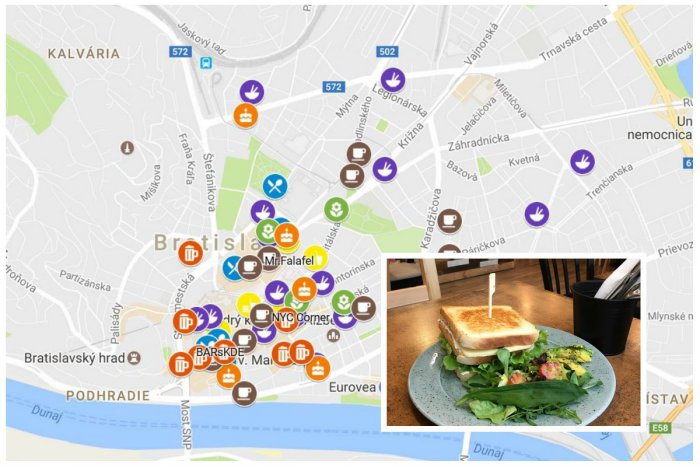 Ilustračný obrázok k článku Vďaka mape najlepších reštaurácií v Bratislave budete vedieť, kde sa dá dobre najesť