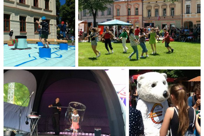 Ilustračný obrázok k článku Veľká fotogaléria! Takto oslavovali deti svoj sviatok na námestí v Spišskej