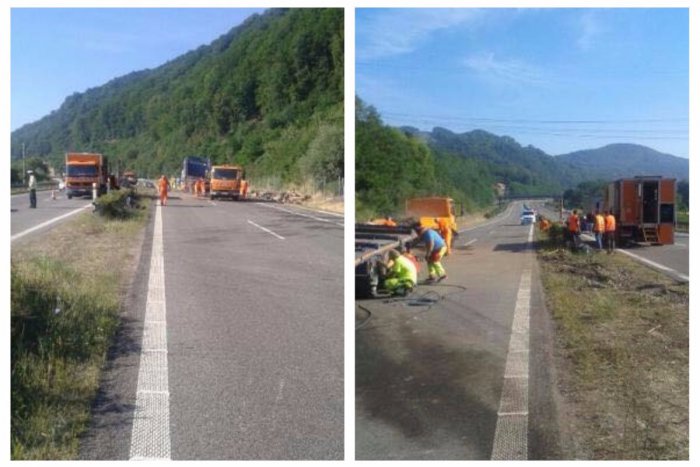 Ilustračný obrázok k článku Vážna nehoda na R1 pri Žiari: Zrážka dvoch kamiónov a auta zablokovala dopravu