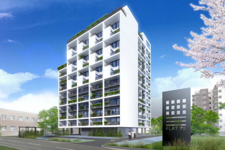 Ilustračný obrázok k článku Desivý „modrý dom“ z Čapajevovej nahradil moderný Flat 75 s nadštandardnými bytmi
