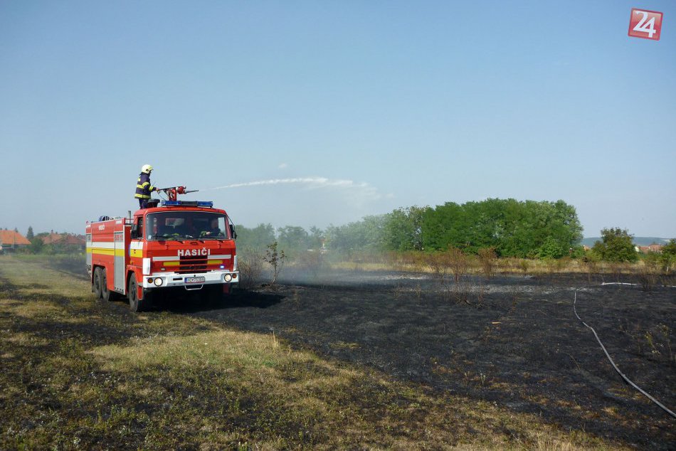 Ilustračný obrázok k článku FOTO zo zásahu hasičov pri Hlohovci: Bojovali s rýchlo sa šíriacim požiarom
