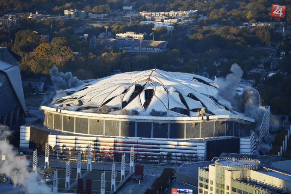 Ilustračný obrázok k článku KURIOZITA DŇA: 80-tisícový štadión v Atlante zrovnali so zemou