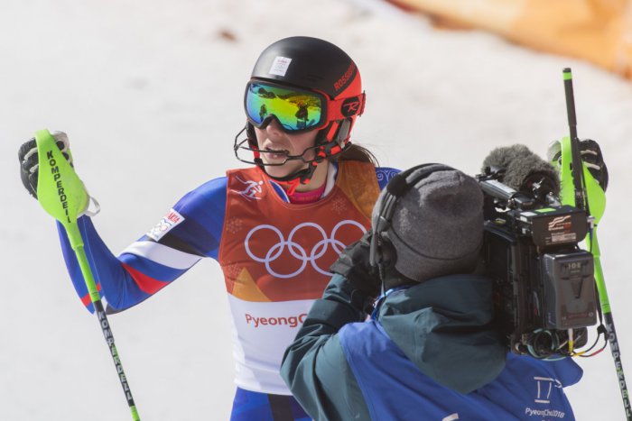 Ilustračný obrázok k článku Vlhovej nevyšiel olympijský slalom: Liptáčka si v cieli aj poplakala
