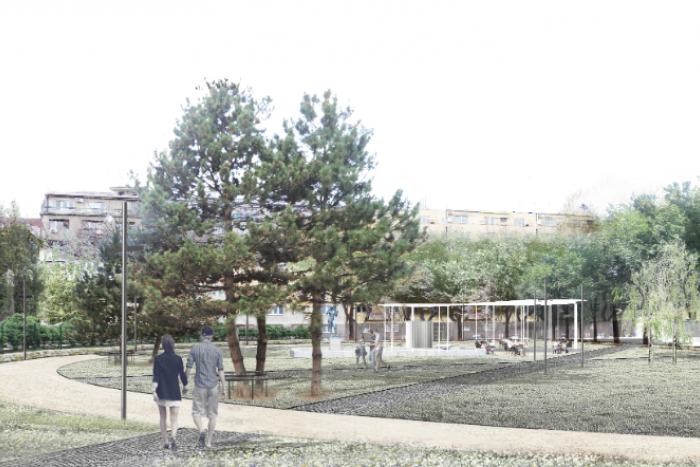 Ilustračný obrázok k článku Na Šafárikovom námestí začnú v marci stavať Landererov park