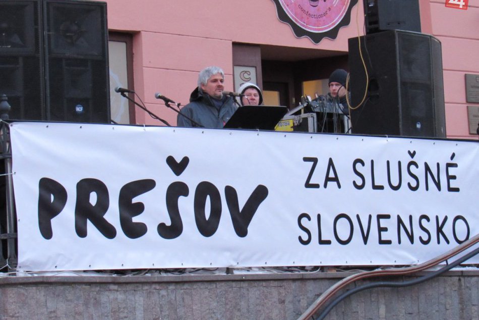 Ilustračný obrázok k článku Na Hlavnej bolo ďalšie protestné zhromaždenie: FOTO z prešovského námestia!