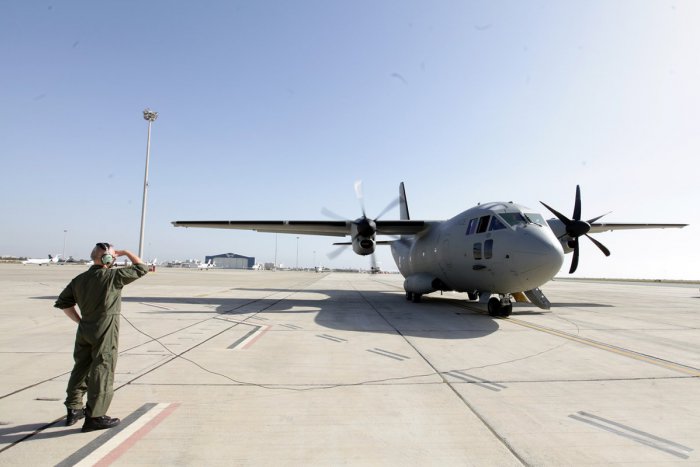 Ilustračný obrázok k článku Nové dopravné lietadlo Spartan už plní úlohy:  Slúži vojakom na Cypre, FOTO