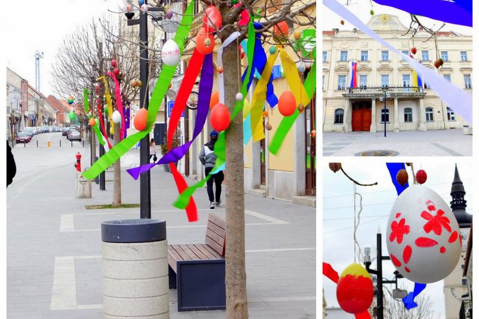 Ilustračný obrázok k článku Hlavná ulica je krásne vyzdobená: Kraslice aj stužky priťahujú mnohé pohľady, FOTO