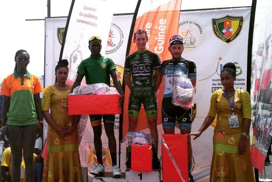 Ilustračný obrázok k článku FOTO: Senzačný triumf cyklistu bystrickej Dukly. Haring vyhral etapu pretekov Okolo Kamerunu