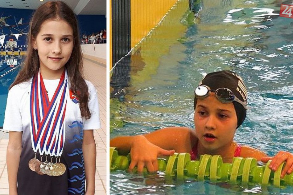 Ilustračný obrázok k článku FOTO: Mladý talent bystrického plávania: Ema išla 6 disciplín a v každej brala medailu