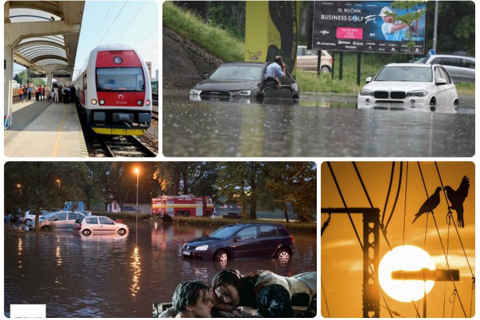 Ilustračný obrázok k článku TOP 5 tém týždňa: Bratislava pod vodou, vtipné reakcie na potopu aj problémy s klimatizáciou v MHD