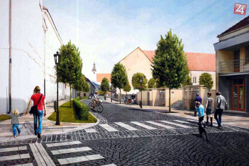 Ilustračný obrázok k článku Na konci roka bude Hollého ulica vynovená: Starý asfalt nahradí dlažba