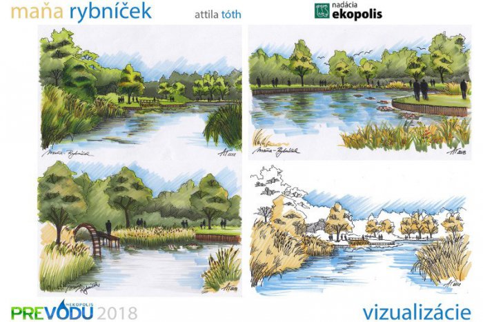 Ilustračný obrázok k článku Víťazný projekt architekta z Tvrdošoviec: Nápad rodáka zo Zámkov oživí rybník v Mani
